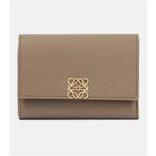 Loewe portafoglio anagram in pelle