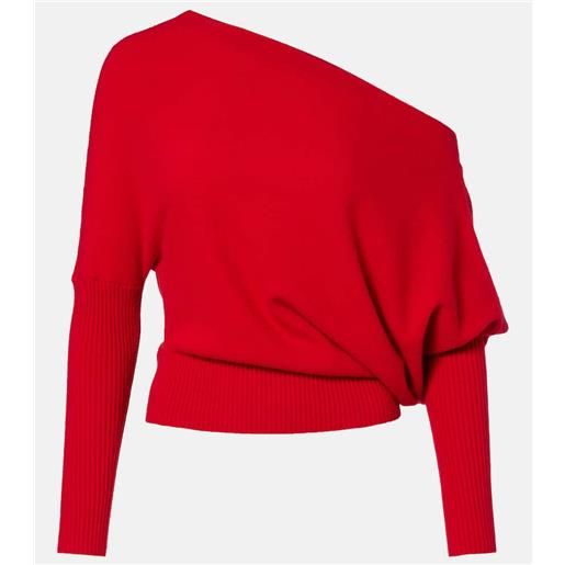 Altuzarra pullover monospalla paxi in cashmere