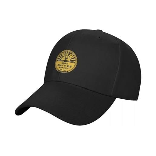 ROBEIUO cappello uomo sun records logo essential t-shirt cappello da baseball cappello da cavallo cappello da golf uomo cappello da camionista cappello uomo per la ragazza del sole uomo