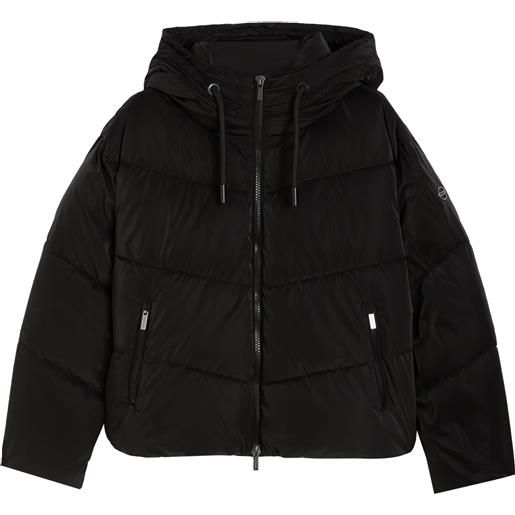 Freddy piumino cropped donna con collo alto e coulisse regolabile