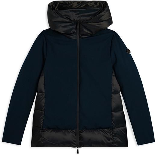 Freddy piumino donna lunghezza media con inserti lucidi e opachi