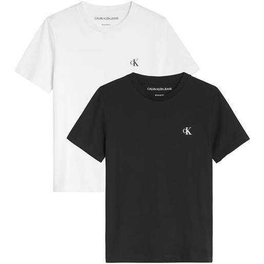 CALVIN KLEIN t-shirt mc 2 pack bambino