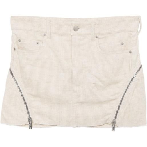 Rick Owens minigonna bolan banana - toni neutri