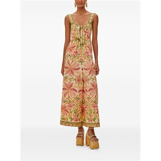 FARM Rio tuta intera palm dream - toni neutri