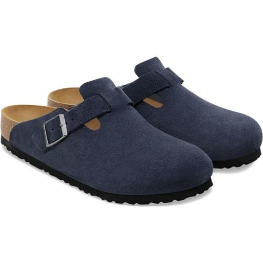 Birkenstock Kids slippers boston con fibbia - blu