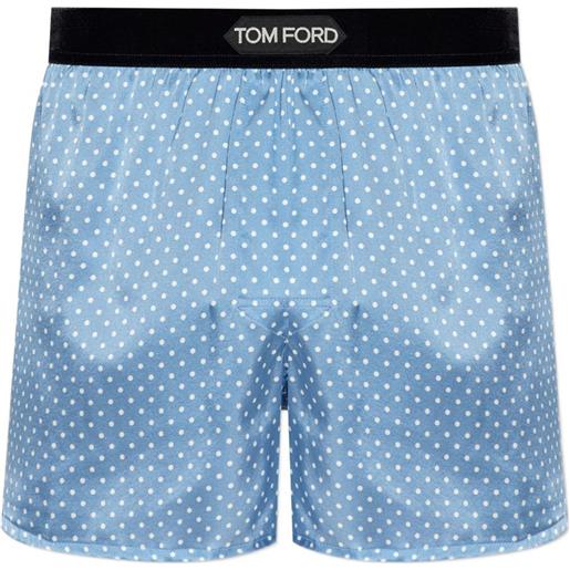 TOM FORD boxer a pois - blu