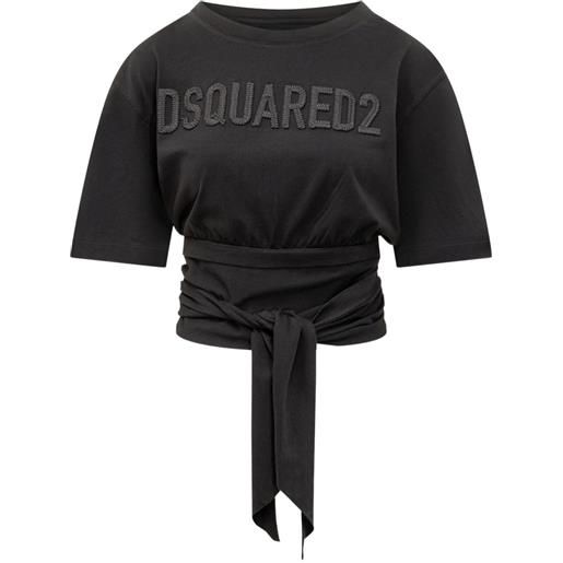DSQUARED2 t-shirt con logo - nero