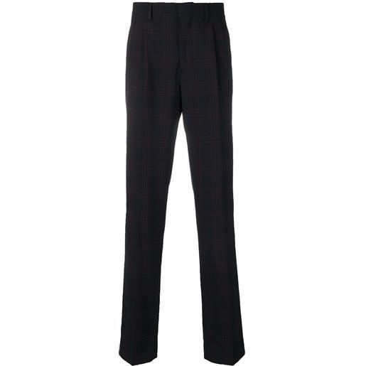 Calvin Klein pantaloni con motivo tartan - blu