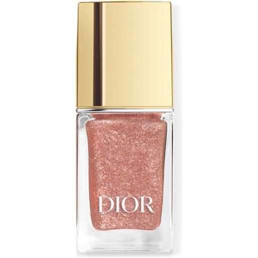 Dior vernis - edizione limitata smalto per unghie e top coat glitterato 124 gold circus