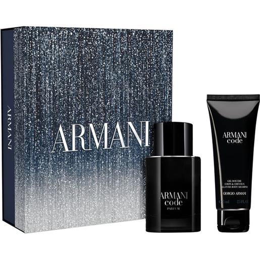 Giorgio Armani cofanetto armani code uomo parfum unica