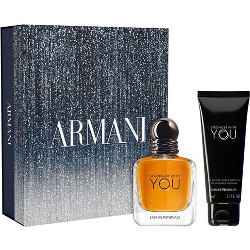 Giorgio Armani cofanetto stronger with you eau de toilette unica