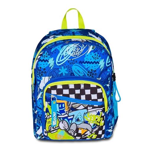 SJ GANG STYLE JAM GANG zaino scuola doppio scomparto sj gang sj ever skate boy