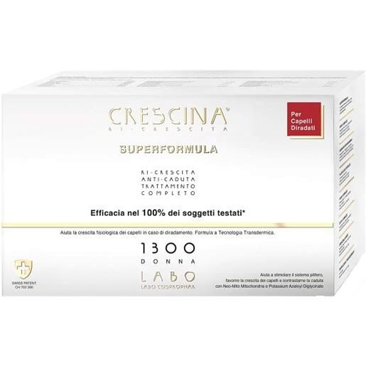 Crescina ri crescita super formula 1300 donna tc 20+20 fiale 3,5 ml