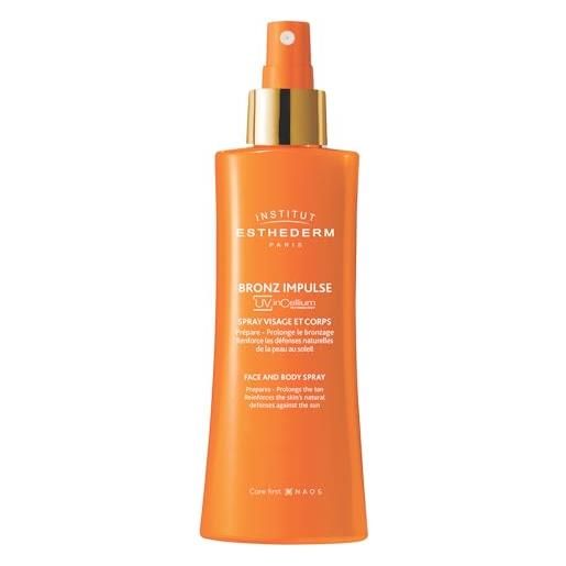 INSTITUT ESTHEDERM PARIS institut esthederm - bronz impulse - spray per viso e corpo - assicura un'abbronzatura più rapida, intensa e duratura - previene il fotoinvecchiamento - spray 150 ml