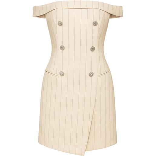 Angela Davis abito bustier doppiopetto  Angela Davis