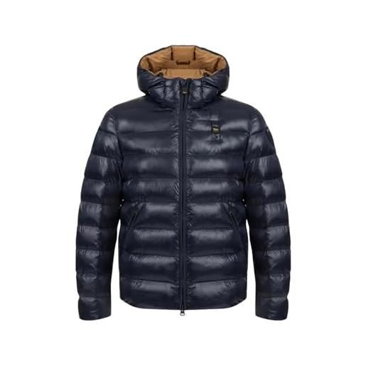 Blauer giacca corta adams piumino uomo misto poliestere blu l