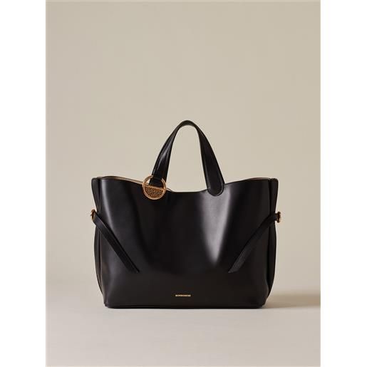 Borbonese bridle borsa shopping medium