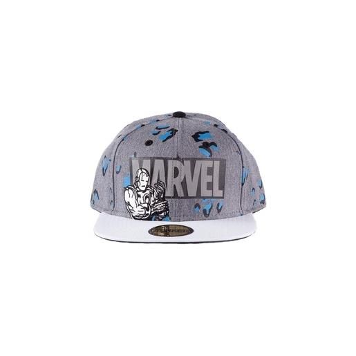 Difuzed marvel - logo (grigio, con visiera)