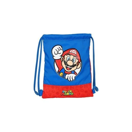 Safta sacca zaino super mario (coulisse con tasca interna)