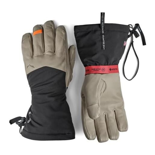 SALEWA ortles goretex long cuff gloves, black out/7030, s