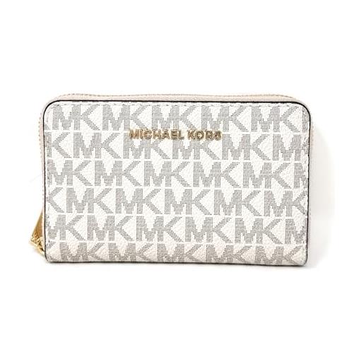 Michael Kors jet set porta carte donna, piccolo, vaniglia/rosa tenue, taglia unica
