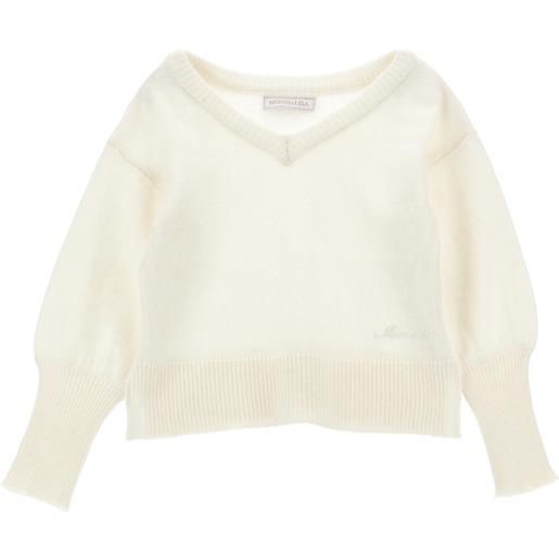 Monnalisa pull con scollo sul retro