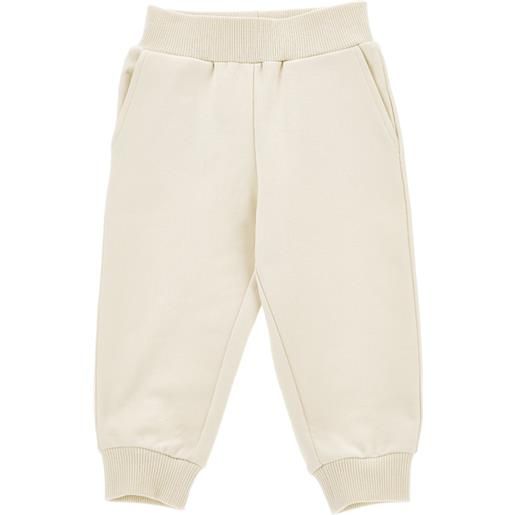 Monnalisa jogger in felpa con tasca a cuore