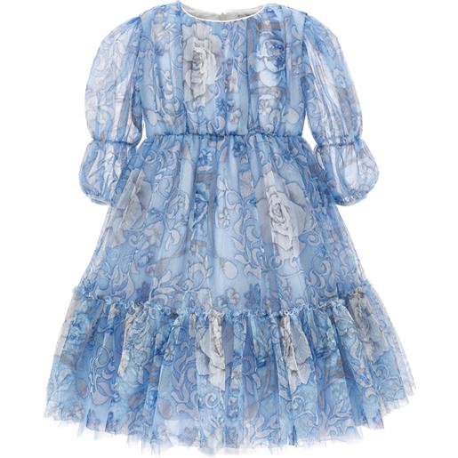 Monnalisa abito tulle ramage