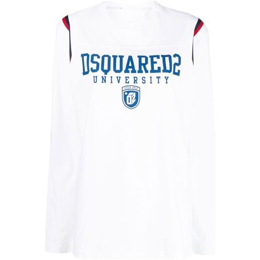 DSQUARED2 t-shirt con stampa grafica - bianco