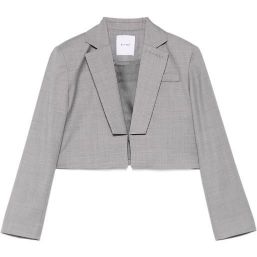 Pinko Kids blazer con ricamo - grigio
