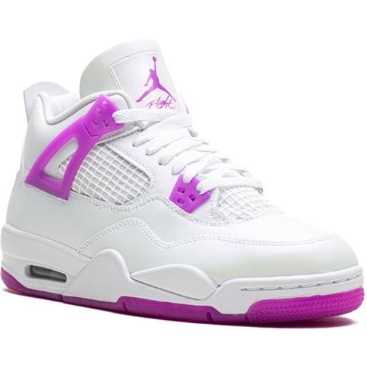 Jordan Kids sneakers air jordan 4 retro hyper violet - bianco