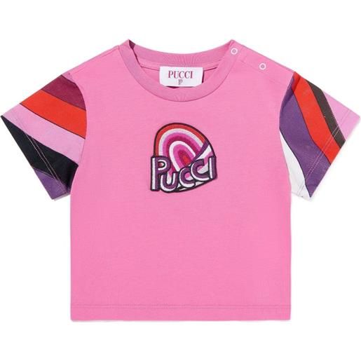 PUCCI Junior top a righe - rosa