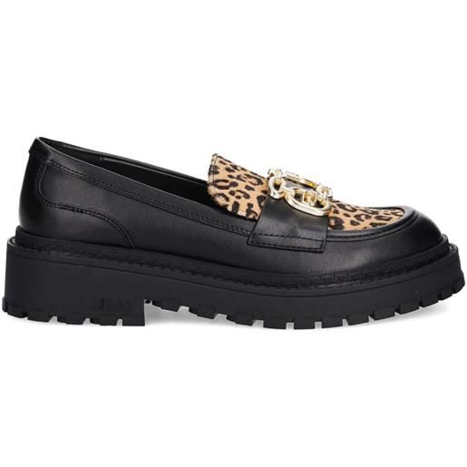 LIU JO mocassini con stampa - nero