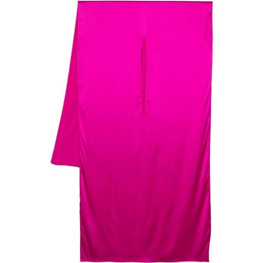 Gianluca Capannolo foulard con dettaglio cut-out - rosa