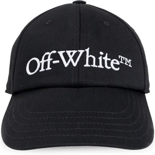 Off-White cappello da baseball con ricamo - nero