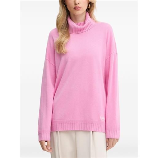 LIU JO maglione a collo alto - rosa