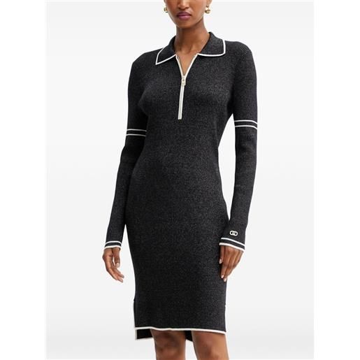 LIU JO abito con zip - nero