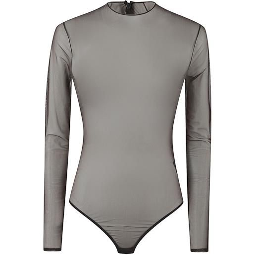 Alex Perry body con maniche lunghe - marrone