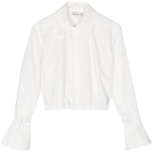 Simkhai camicia crop blythe - bianco
