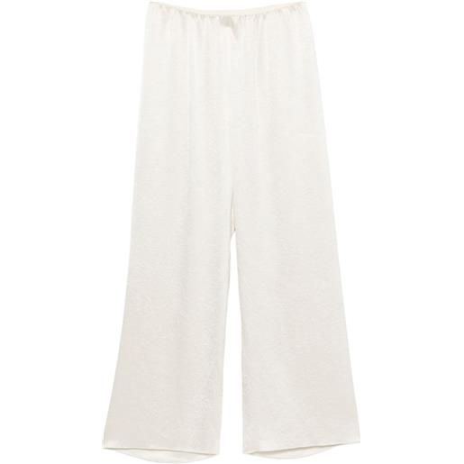 Nanushka pantaloni con vita elasticizzata - toni neutri