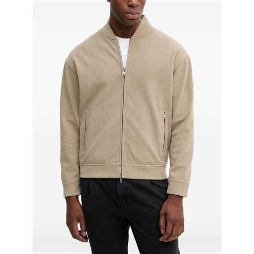 LIU JO giacca a coste con zip - toni neutri