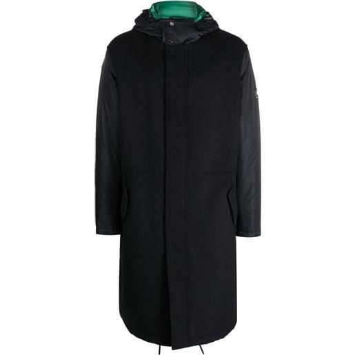 Armani Exchange parka con inserto a contrasto - blu