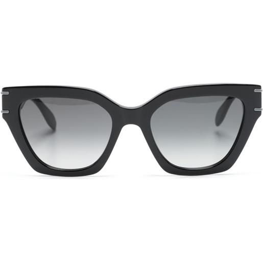 Alexander McQueen Eyewear two-tone cat-eye sunglasses - nero