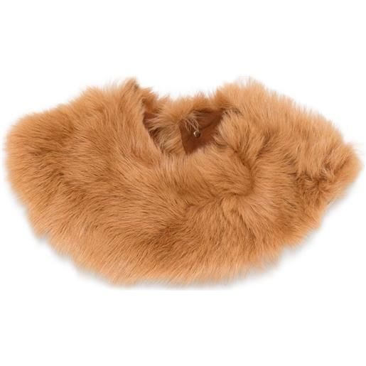 Séfr sciarpa latika in shearling - marrone