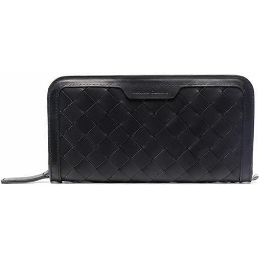 Officine Creative portafoglio con zip berge - nero