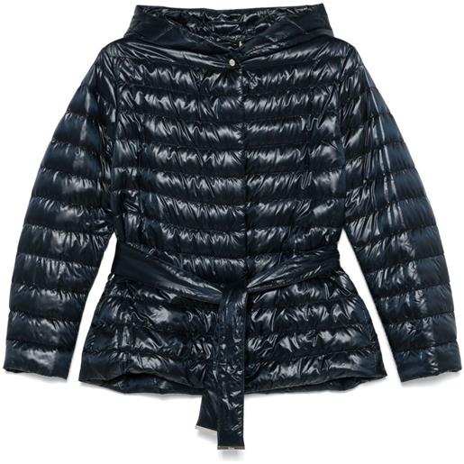 Herno giacca con cintura - blu