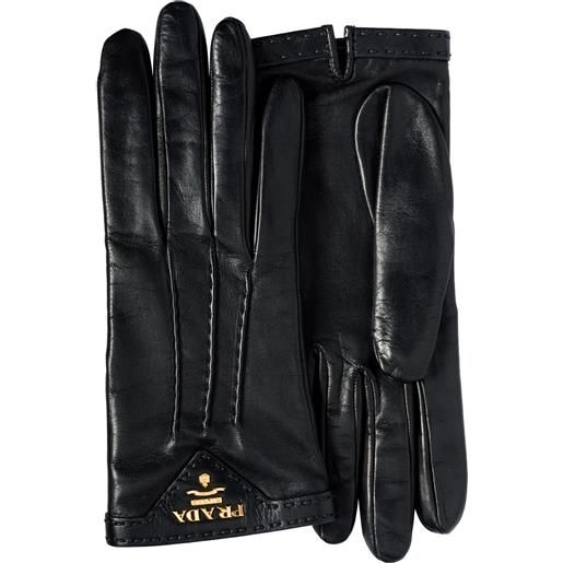 Prada guanti foderati - nero