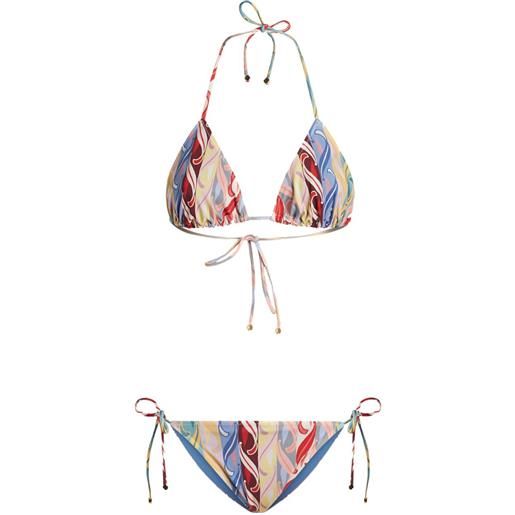 ETRO bikini con stampa grafica - bianco