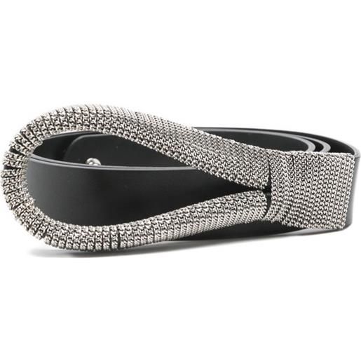 Orciani cinture con dettaglio a catena - nero