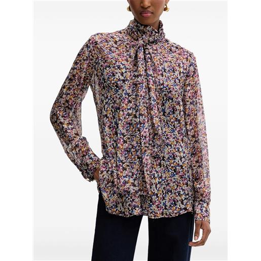 LIU JO blusa a fiori - nero